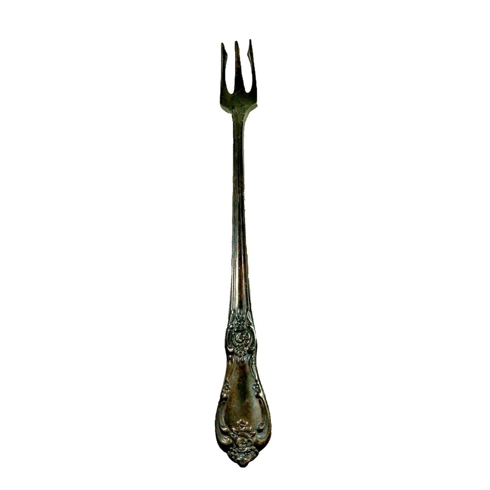 Wm A Rogers Cocktail/Oyster Fork by Oneida Silver Plated Vanessa Francesca Vtg